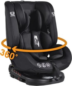 Scaun Auto cu Isofix NOVOKIDS™ Serengenti Deluxe, Rotire 360°, 0-36 kg, Tetiera reglabila pe inaltime, Omologare R-129 i-Size, Centura 5 puncte,