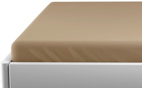 Cearsaf jersey pentru patut bej 70 x 140 cm