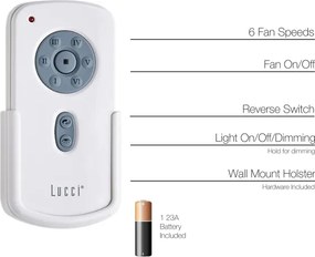 Telecomandă Lucci Air 21052TRS pentru ventilatoare CLIMATE, RADAR și FRASER 1x23A