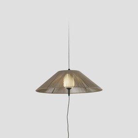 Lampa/Pendul portabil iluminat exterior decorativ SAIGON hole cap C70 gri/bej