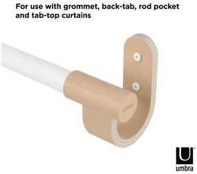 Galerie de perdea extensibilă 107-305 cm din oțel Bellwood – Umbra
