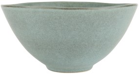 Bol mare din ceramica albastru deschis LIGHT BLUE DUNES
