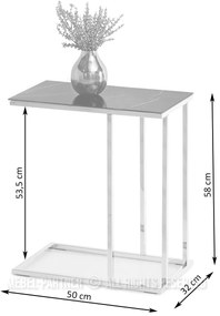 Măsuță de cafea Vasho (negru + auriu). 1111542