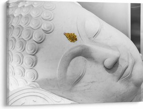 Tablou - Buddha alb (70x50 cm)
