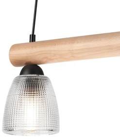 Lustră pe cablu MARGIT 2xE27/60W/230V fag