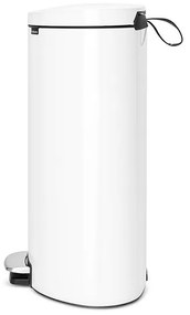 Coș de gunoi cu pedală Brabantia FlatBack+ 40L, Alb 647087