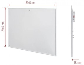 Soba convector Homa HWL-505W-NCC, 540W, incalzitor carbon-cristal 1005840