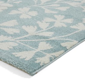 Covor albastru 160x230 cm Grace Floral – Catherine Lansfield