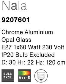 Lustra / Pendul design modern Nala alb NVL-9207601