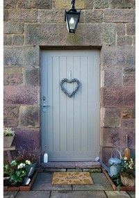 Covoraș de intrare din fibre de nucă de cocos 40x60 cm Hello Lemons – Artsy Doormats