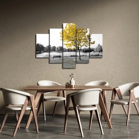 Tablou - relaxare în parc (150x105 cm)