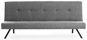 Canapea LOKO, 2 locuri, gri deschis