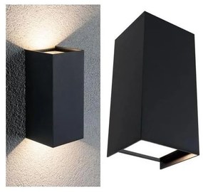 Paulmann 94325 - 2xLED 6,5W IP44 Aplica de perete exterior FLAME 230V