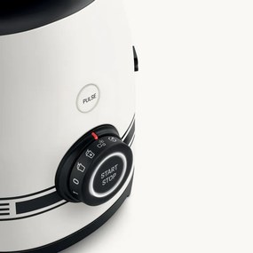 Blender Smeg Porsche BLF03PCWEU, 800 W, 1,5 l, 18 000 rpm, 4 programe, 4 viteze + Impuls, Otel inoxidabil, Alb