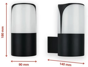 Aplică de exterior Telefunken 320305TF 1xE27/12W/230V IP44 negru