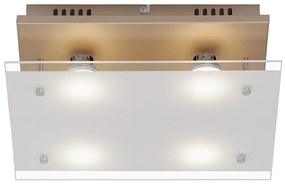Plafonieră LED Briloner 3586-047 SMART GOLD 4xGU10/4W/230V