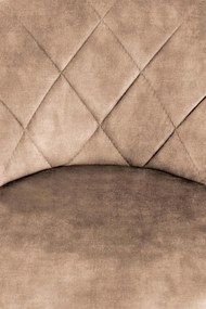 Scaun de bar H101 velvet bej
