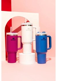 Termos alb cu pai din oțel inoxidabil 1,18 l Quencher H2.0 FlowState Tumbler Frost – Stanley