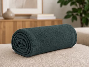 Patura fleece FLEORA, sârz verde Dimensiune: 150 x 200 cm