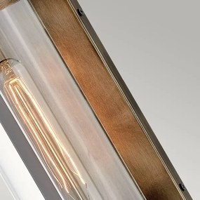 Quintiesse QN-PEARSON-M-BU - Aplica de perete pentru exterior PEARSON M 1xE27/60W/230V IP44 bronz