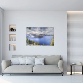 Tablou lacul montan (90x60 cm)