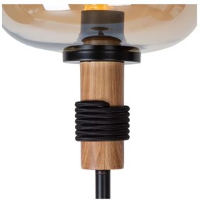 Lampadar Lucide 45708/01/62 ILONA 1xE27/40W/230V negru/bej