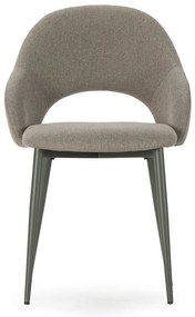 Scaune de dining verzi 2 buc. tapițate Lia – Marckeric