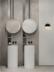 Aplica LED decorativa pentru baie IP44 LED 2700K DORIN negru