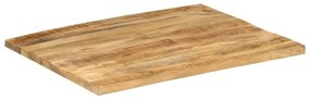 Blat de masa, 25-27 mm, 80x60 cm, lemn masiv de mango