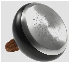 Ceainic cu fluier Klausberg KB 7565, 3 L, Baza groasa, Inductie, Negru/Maro