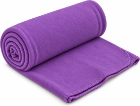 Patura fleece FLEORA, ametistova Dimensiune: 180 x 200 cm