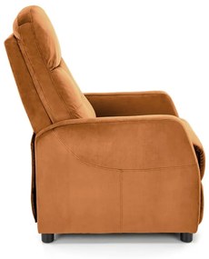 Fotoliu recliner Felipe 2 velvet cinnamon H103 cm