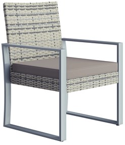 Deuba Set balcon rattan 1+2 - gri