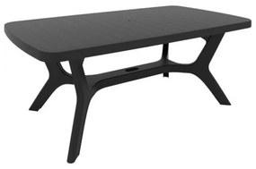 Masă de grădină din plastic Baltimore, grafit