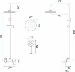 Set dus Rea Luis cupru periat