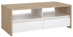 Măsuță de cafea albă-în culoare naturală 60x120 cm Next – Tvilum