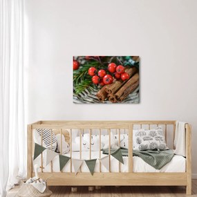 Tablou cu rowan și scorțișoară (70x50 cm)