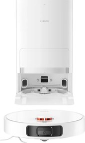 La mâna a doua: Aspirator robot Xiaomi X20+, 6000 Pa, 140 min, 0.35/4 l, Functie Mop, Statie de autogolire, Navigatie LDS, Evitarea obiectelor, Aplicatie mobila, Alb