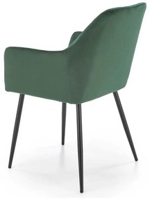 Scaun de bucătărie Kinzie, verde închis