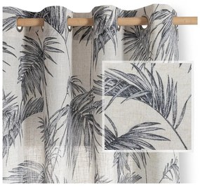 Draperie gri/crem 135x250 cm Palmera – Restilo