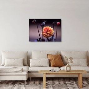 Tablou pe sticlă - Floare (70x50 cm)