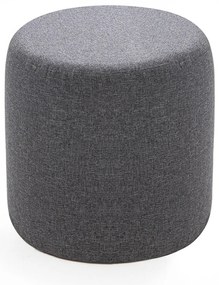 Silindir Taburet Pouf Antracit