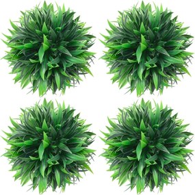 vidaXL Bile de cimișir artificial, 4 buc., 15 cm