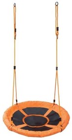 Leagan suspendat, cuib de barza, portocaliu, max 150 kg, 95 cm