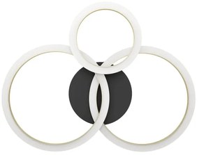 Plafonieră LED dimabilă Eglo 901224 CALLIERA LED/20W/230V negru/auriu