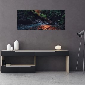 Tablou cu râu montan (120x50 cm), în 40 de alte dimensiuni noi