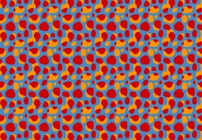 Fototapet - Pete retro multicolore (147x102 cm)