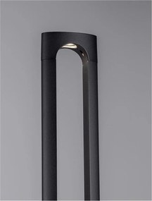 Stalp LED exterior din aluminiu antracit IP65 Dira H-200cm
