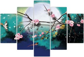 Tablou - Copac,grafic (150x105 cm)