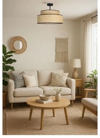 Lustră aplicată BOHO 1xE27/60W/230V bej